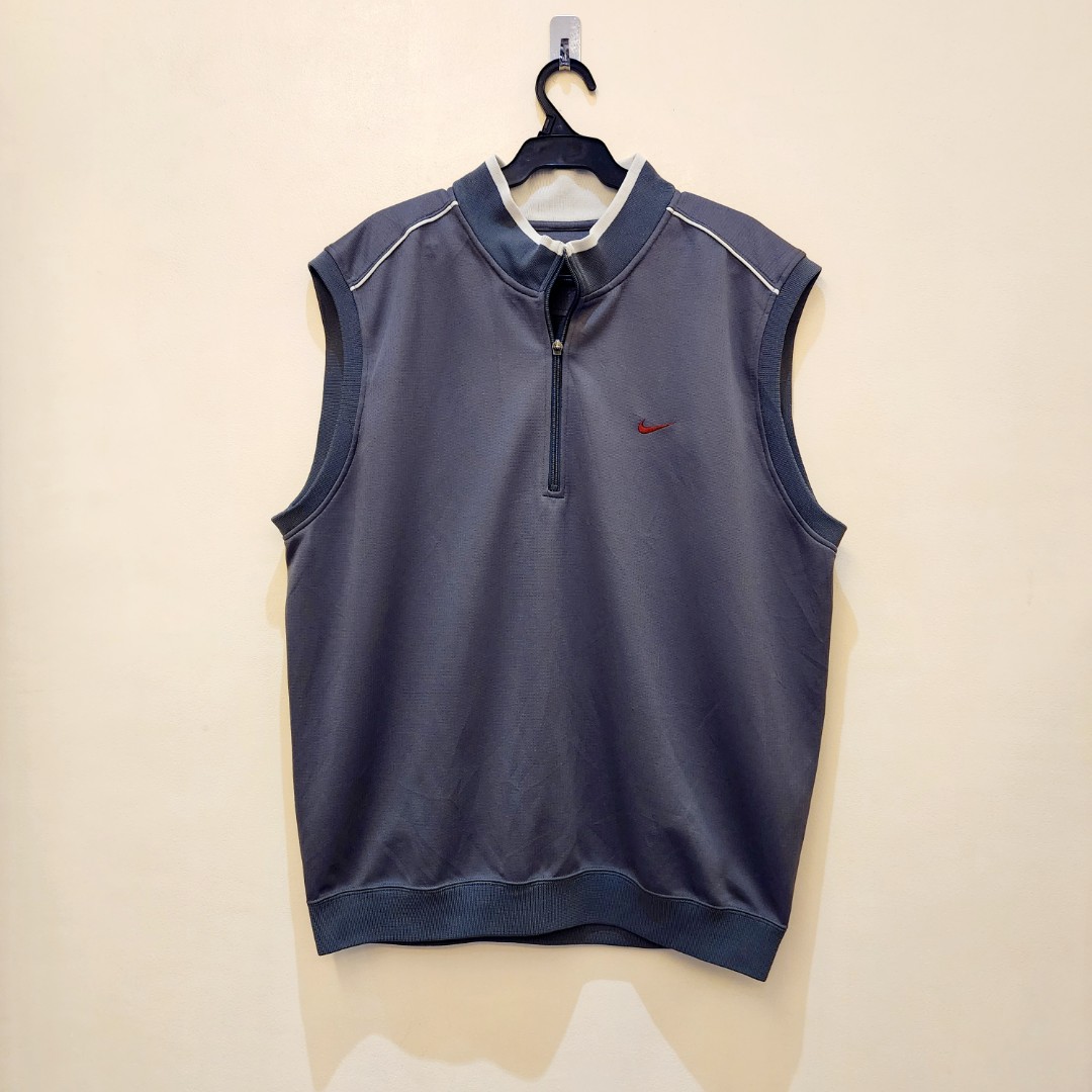 Nike Tiger Woods Drifit Vest, Men's Fashion, Activewear on Carousell