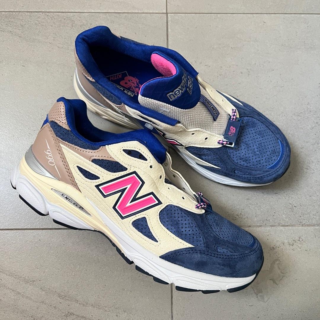 (US8) Kith Ronnie Fieg x New Balance 990v3 Daytona (Category: Sneakers) located in Singapore. Submitted by dewdropzz (Listing ID 1194140878, Image 1). Description: us8 brand new with box.