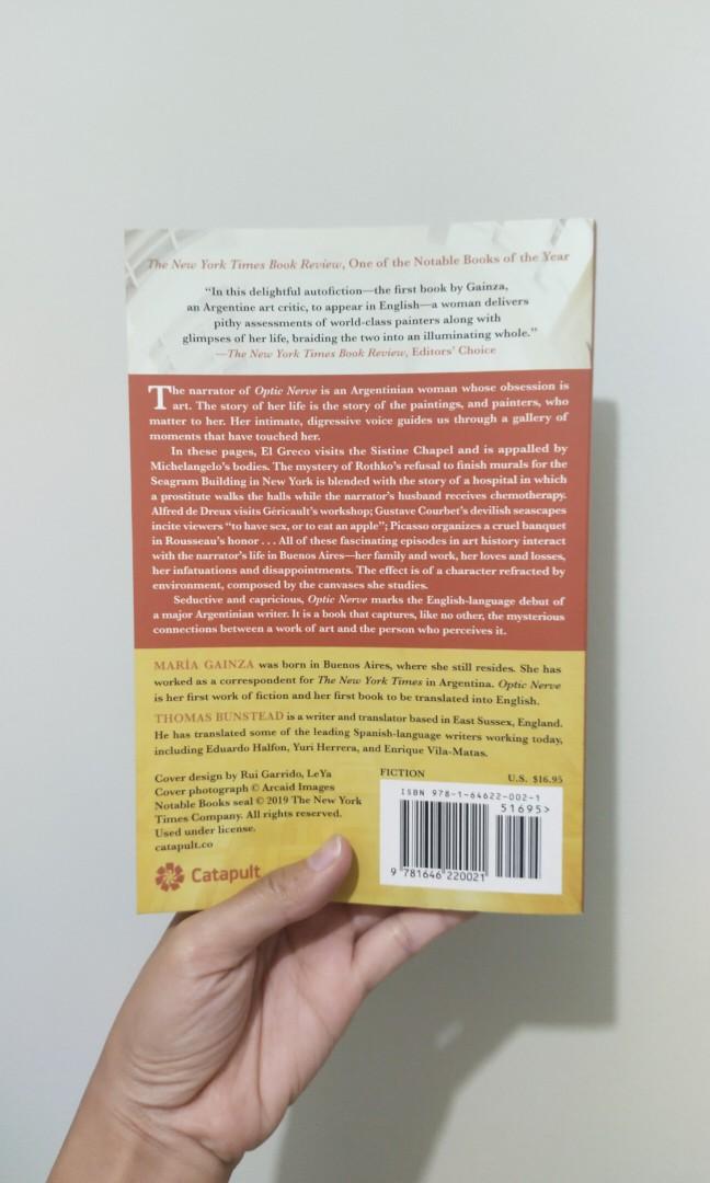 Optic Nerve Maria Gainza, Buku & Alat Tulis, Buku di Carousell