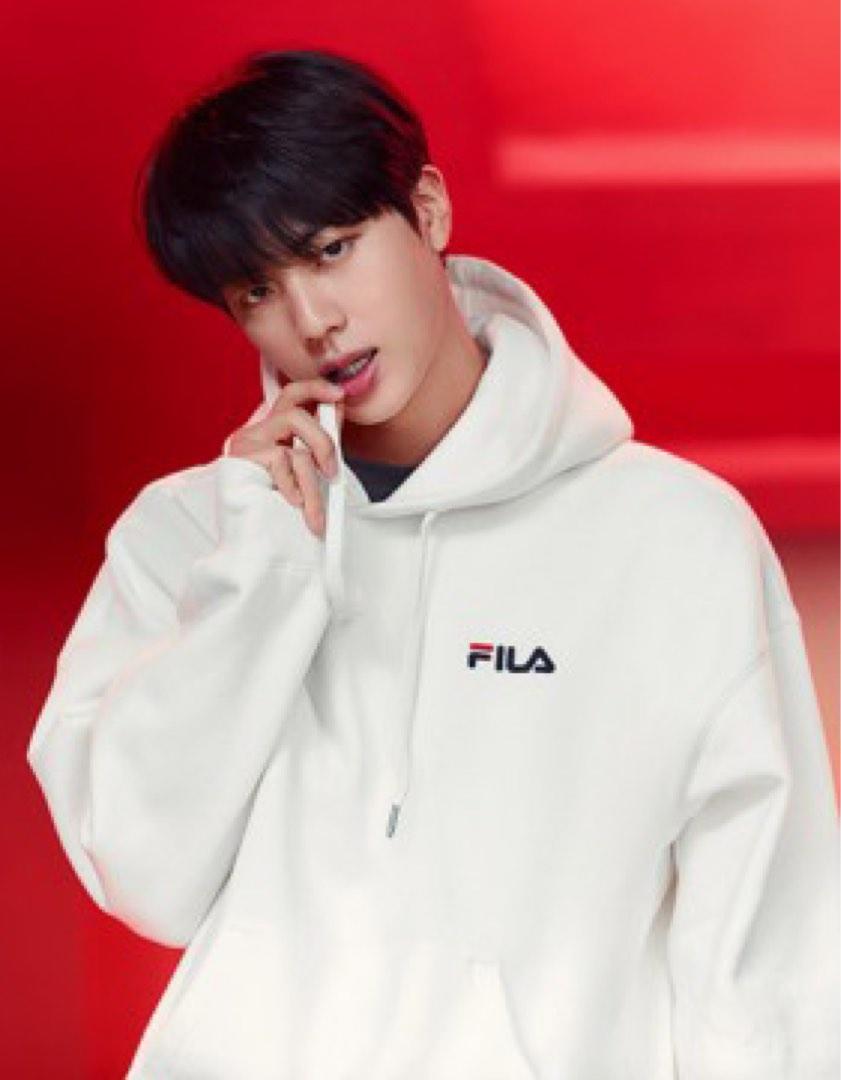 Oversized fila hoodie best sale