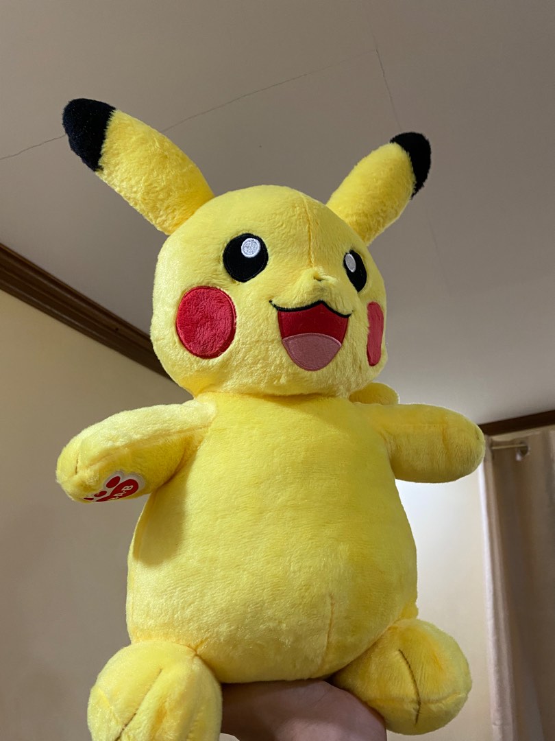 Pikachu (BAB) Build A Bear Pokemon Plush, Hobbies & Toys, Toys & Games on Carousell