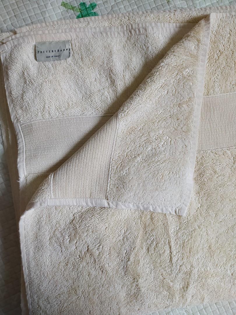 Pottery Barn Bath Sheet (bigger than towel), Furniture & Home Living