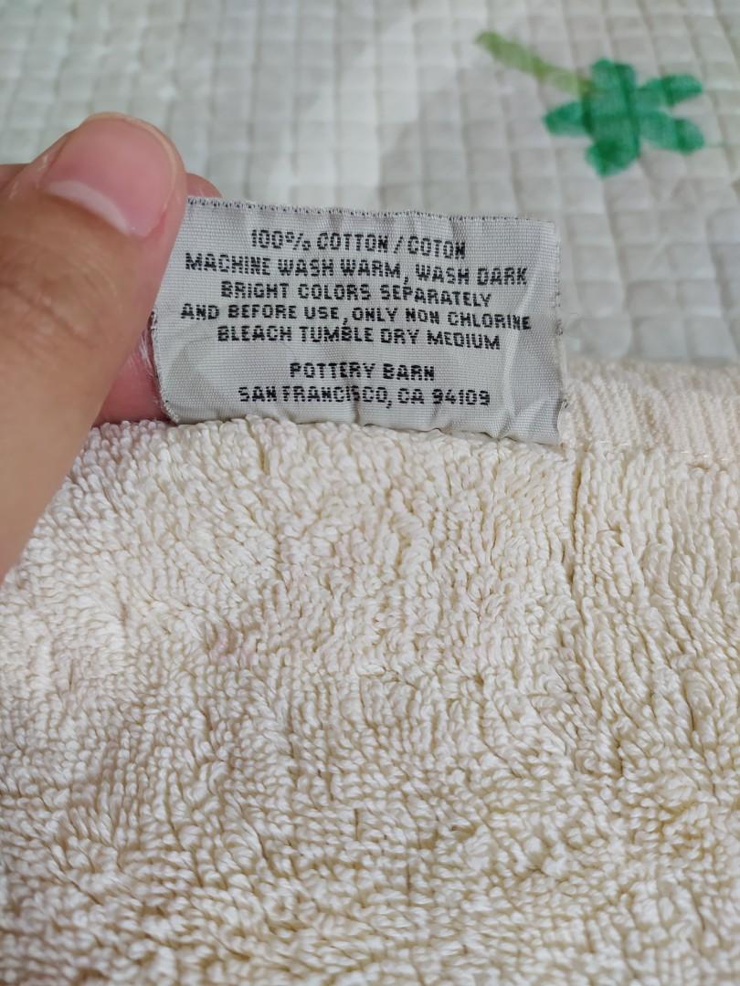 Pottery Barn Bath Sheet (bigger than towel), Furniture & Home Living