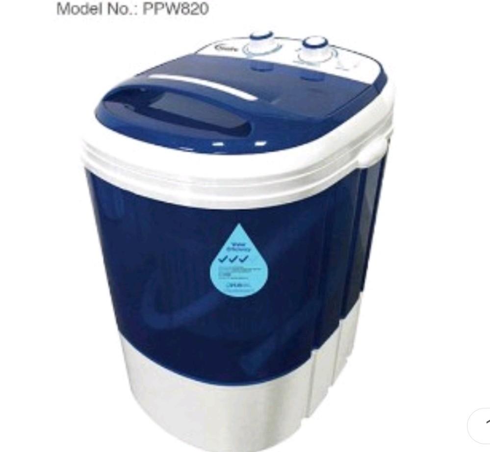 PowerPac 2in1 Mini Washing Machine 15 Mins Fast Laundry, TV & Home