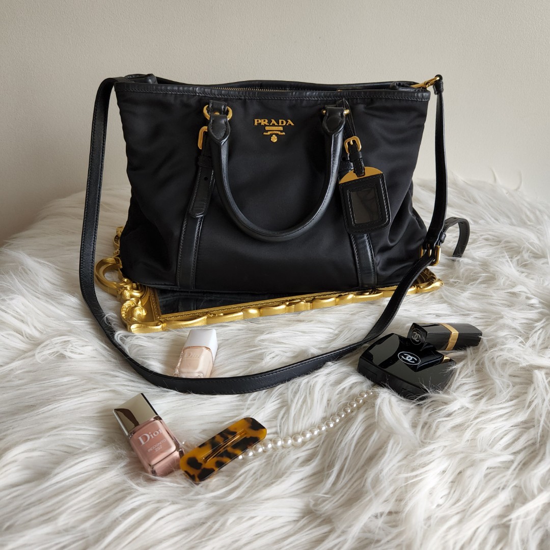 Prada Nylon 2 way bag, Luxury, Bags & Wallets on Carousell