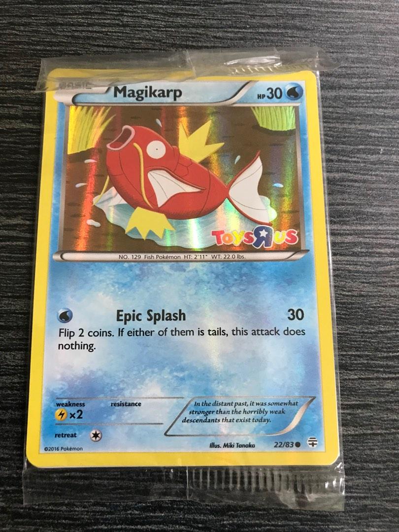 PTCG Pokemon Card Magikarp Toys R Us Promo, Hobbies & Toys ...