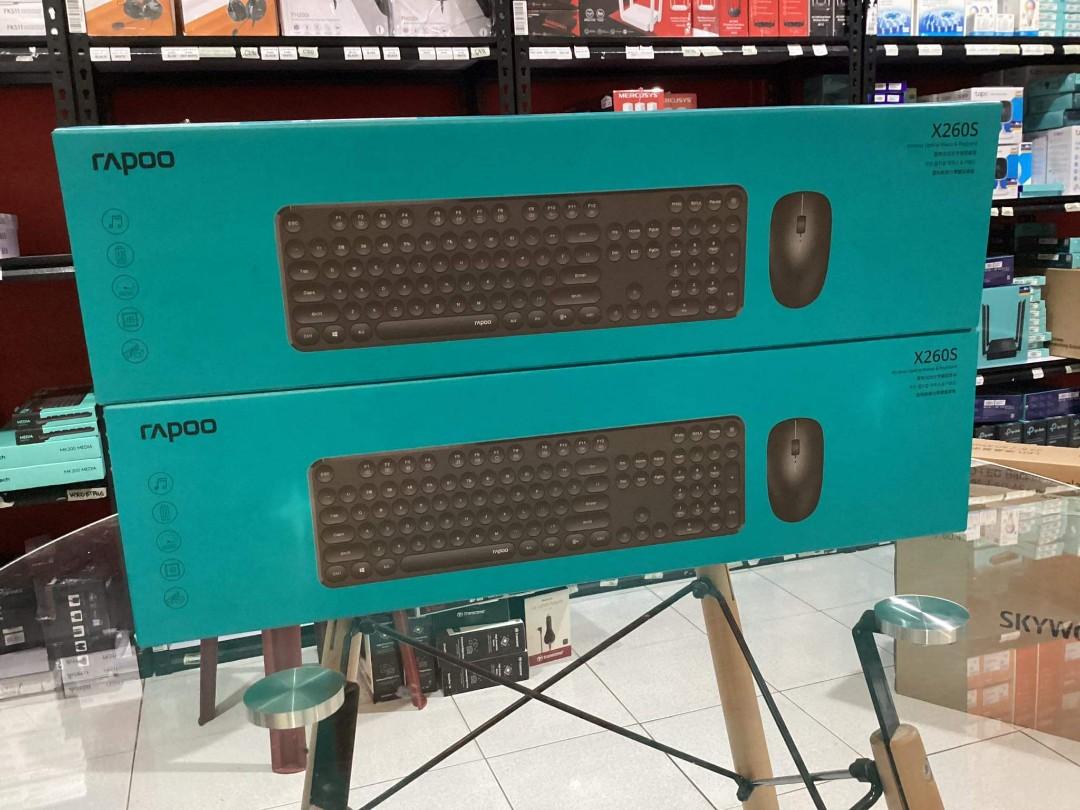 Rapoo X260S Wireless Optical Mouse and Keyboard Combo WHITE (Category: Computer Keyboard) located in Makati City. Submitted by slaccessoriesshop (Listing ID 1193997121, Image 1). Description: Rapoo X260S Wireless Optical Mouse and Keyboard Combo WHITE ✅ Guaranteed Original / Brand New ✅ 7 days replacement for factory defect ✅ 1 year warranty 💥 We issue SALES INVOICE 💥 Accepting BULK ORDERS --------------------------------- 📌 SHIPPING : client 