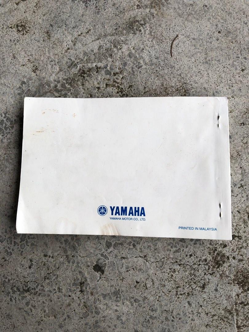 RARE Manual book YAMAHA RXZ, Motorbikes on Carousell