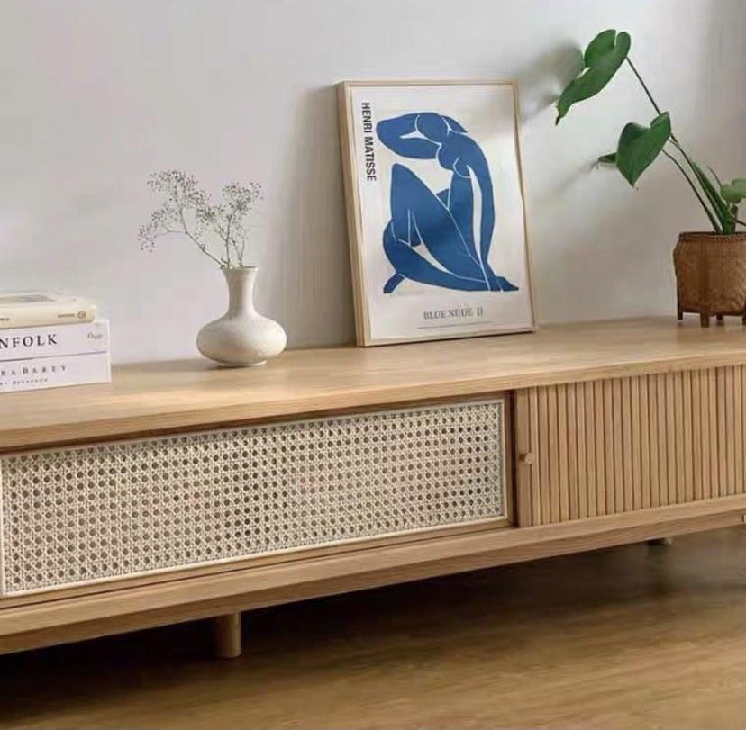 Rattan TV console, Furniture & Home Living, Furniture, TV Consoles on
