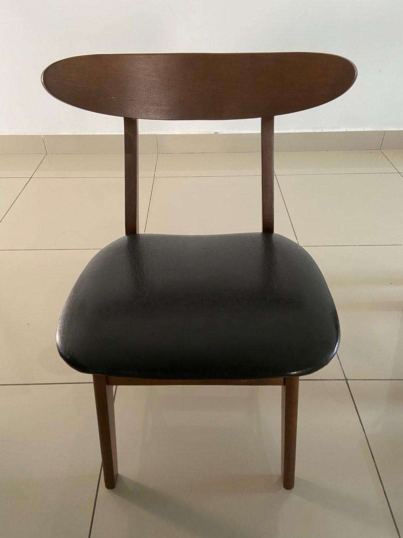 Retro Dining Table Set with 4 seats, Furniture & Home Living ...