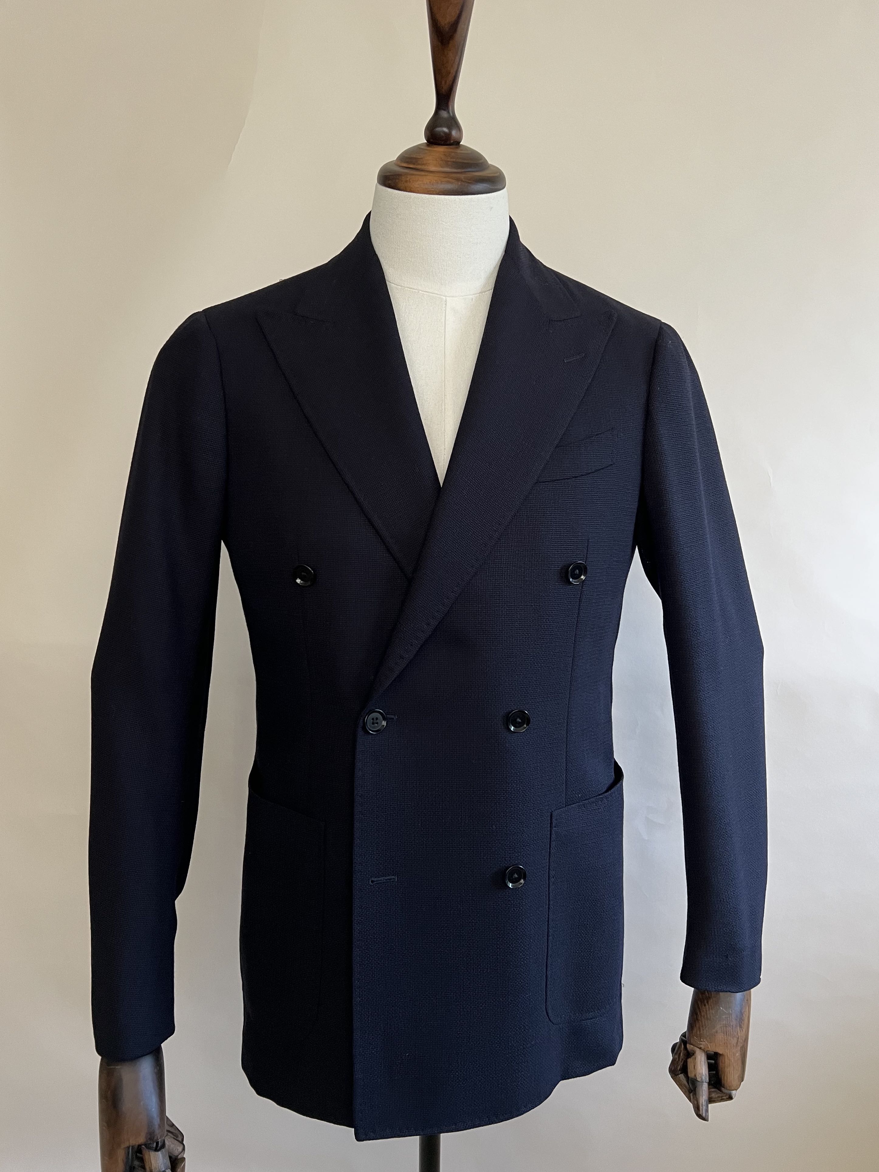 Ring Jacket Navy Double Breasted Size 50, 男裝, 外套及戶外衣服