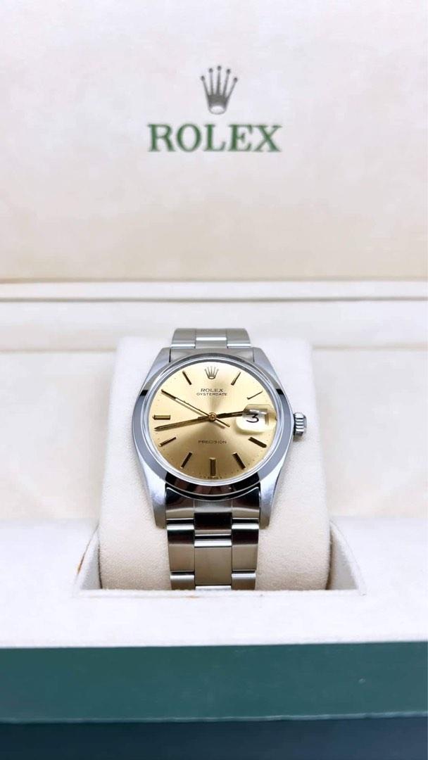 Rolex 1981 OysterDate Precision 34mm (Category: Luxury Watches) located in Pasig City. Submitted by Watchaholics (Listing ID 1193985714, Image 3). Description: Rolex 1981 OysterDate Precision 34mm Model 6694 Year 1981 Manual Winding Unit only ₱230k.