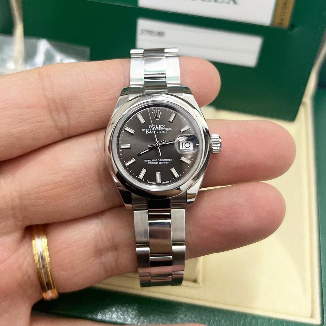 Rolex dark grey hotsell dial