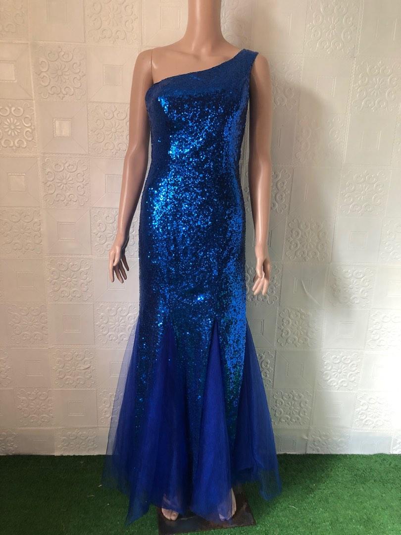 Royal Blue Filipiniana, Women's Fashion, Dresses & Sets, Evening ...