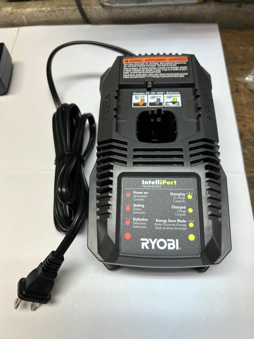 RYOBI ONE+ LITHIUM BATTERY CHARGERS ORIGINAL 110 VOLTS, Photography