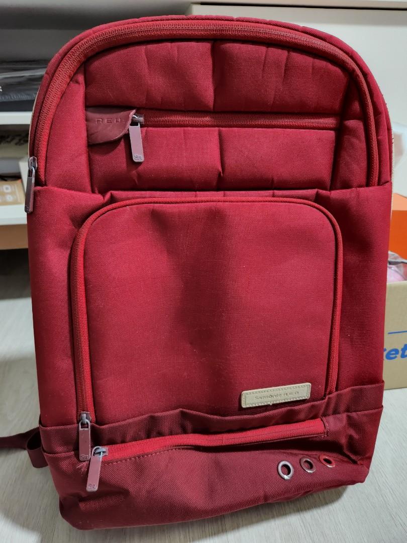 Samsonite red, Men's Fashion, Bags, Backpacks on Carousell