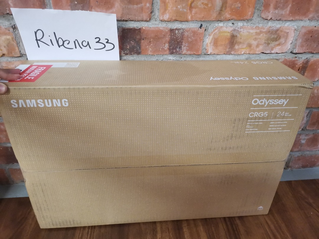 SAMSUNG ODYSSEY 24'' FHD CURVED GAMING MONITOR CRG5 144HZ, Computers ...