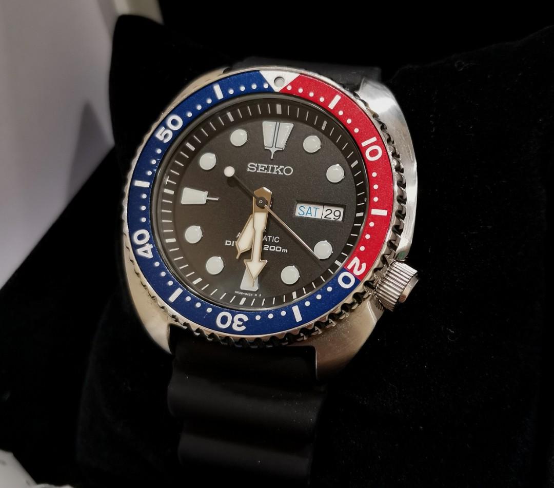 Seiko Prospex Diver Turtle Pepsi SRP779K1 Automatic # Case Diameter 45mm,  Luxury, Watches on Carousell