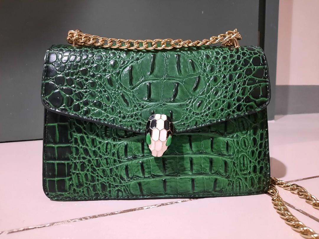 Serpent chain sling bag, Women's Fashion, Bags & Wallets, Crossbody