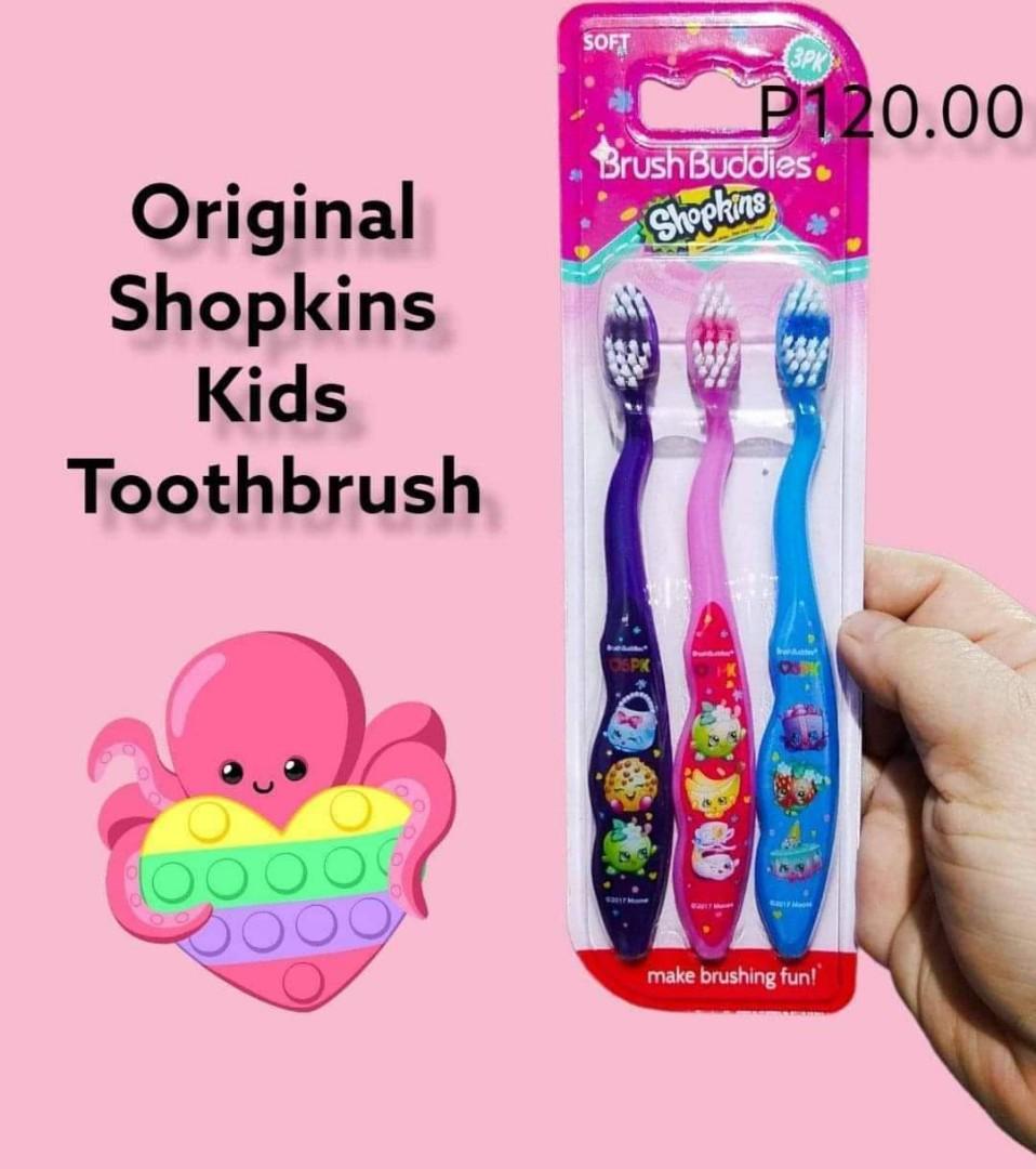 SHOPKINS THOMAS KIDS TOOTHBRUSH (Category: Other Baby Bathing & Changing Needs) located in Pasig City. Submitted by benildarustia18 (Listing ID 1194002138, Image 1). Description: BRANDNEW AND AUTHENTIC..