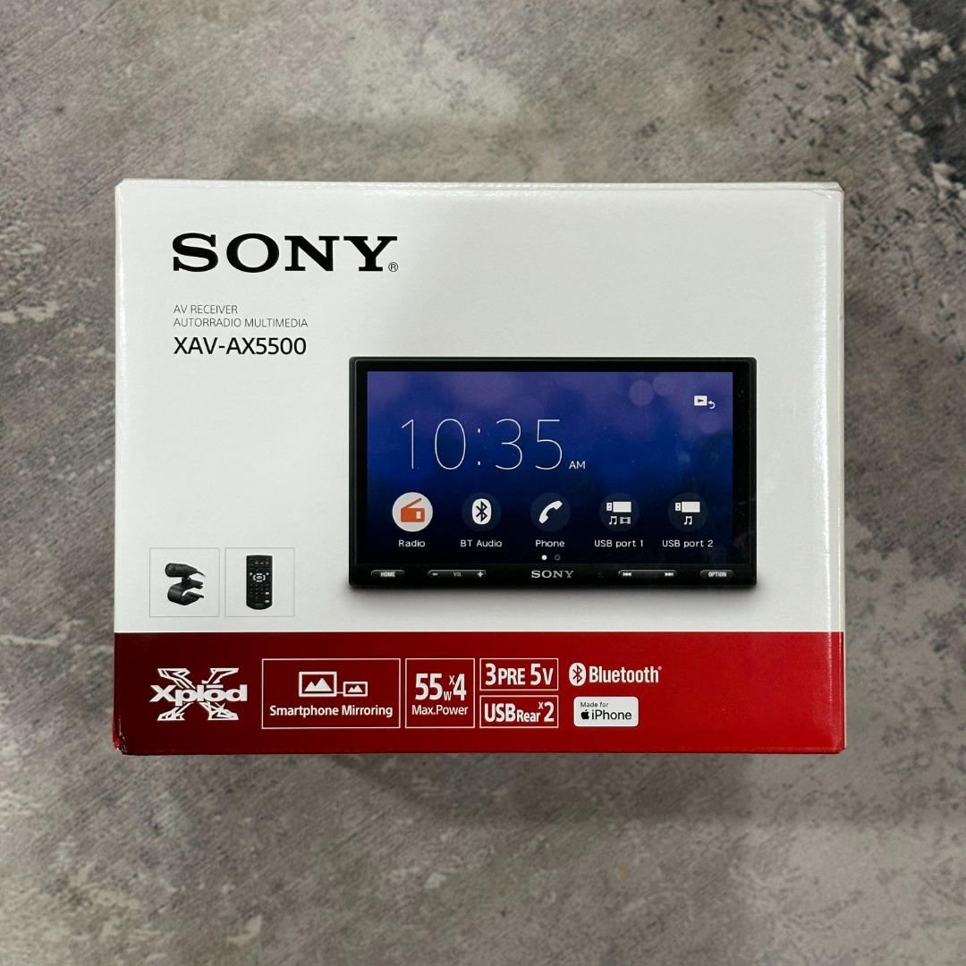 Sony XAV-AX5500 Apple Car Playメディアレシーバー-