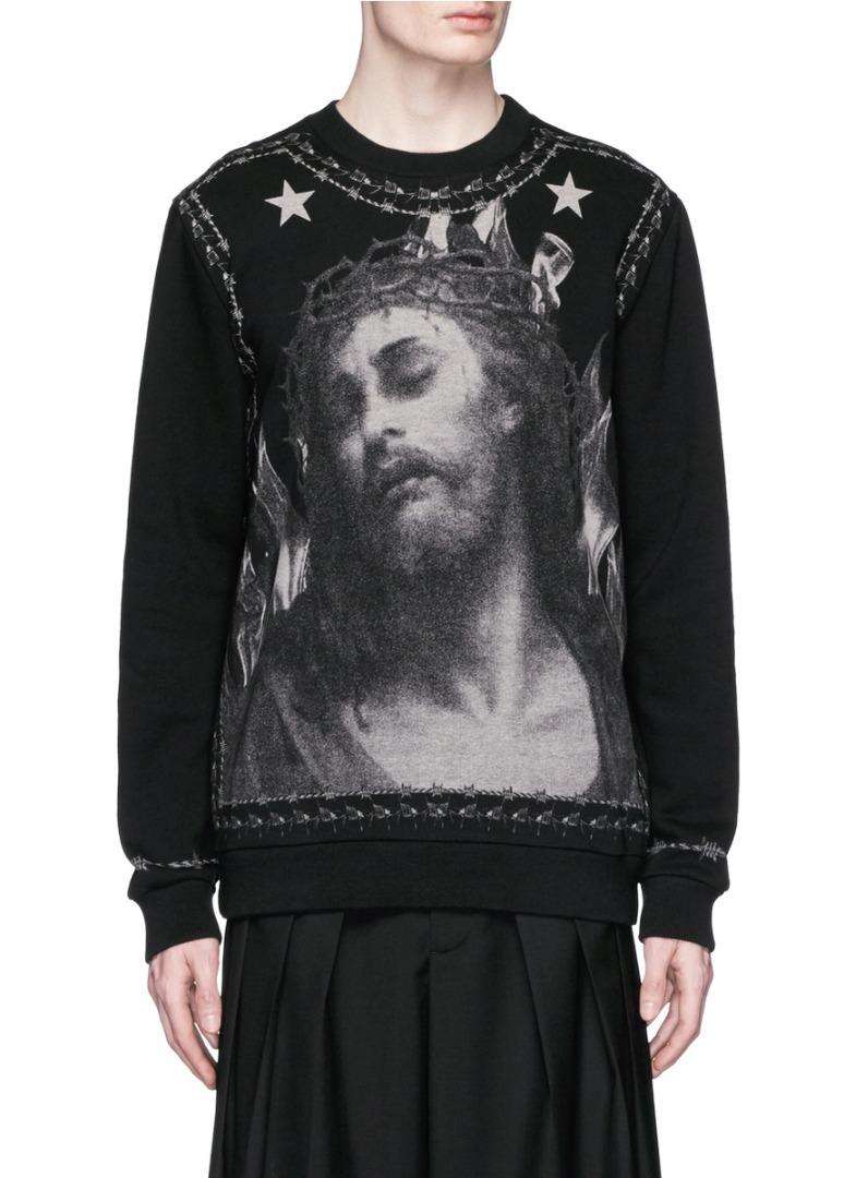 SS16 Givenchy Jesus Sweatshirt