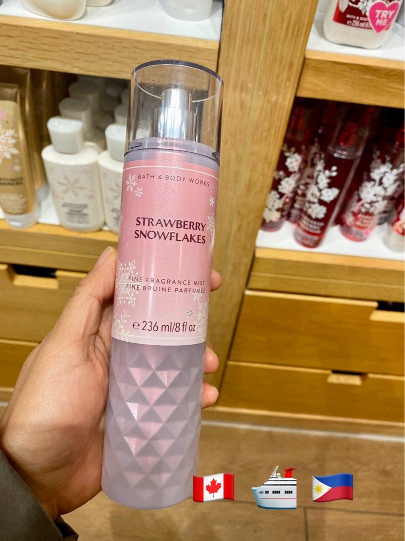 Strawberry Snowflakes Bath and Body Works Fragrance mist, Beauty