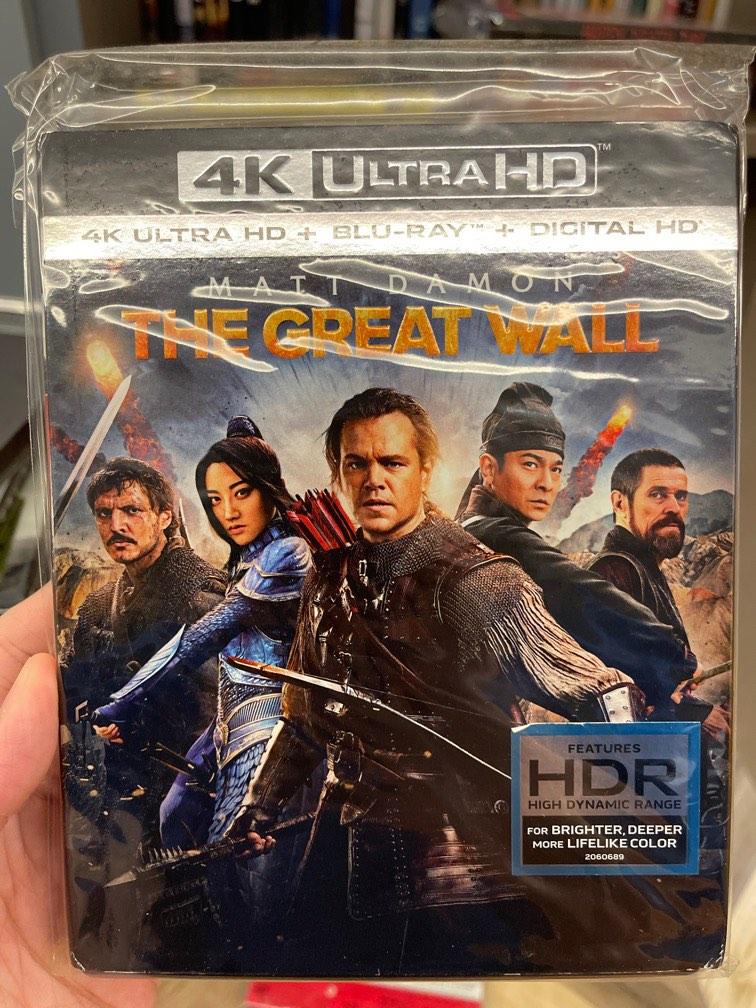 The Great Wall 4K Blu ray, Hobbies & Toys, Music & Media, CDs & DVDs on