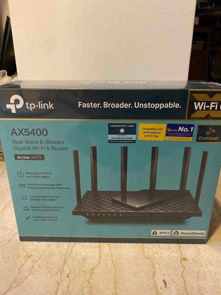 TP-Link AX5400 WI-FI 6 Router, Computers & Tech, Parts & Accessories ...