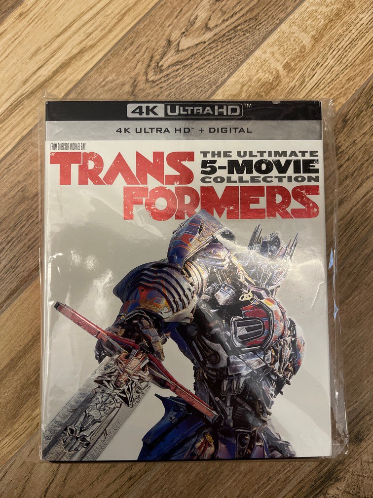 Transformers (5 Movie Collection) 4K Blu ray, Hobbies & Toys, Music
