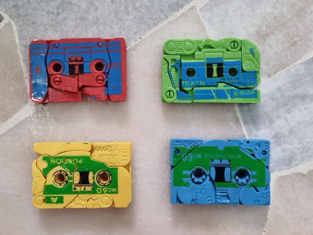 Transformers KO Cassettes Dinosaurs Dinobots lot, Hobbies & Toys, Toys