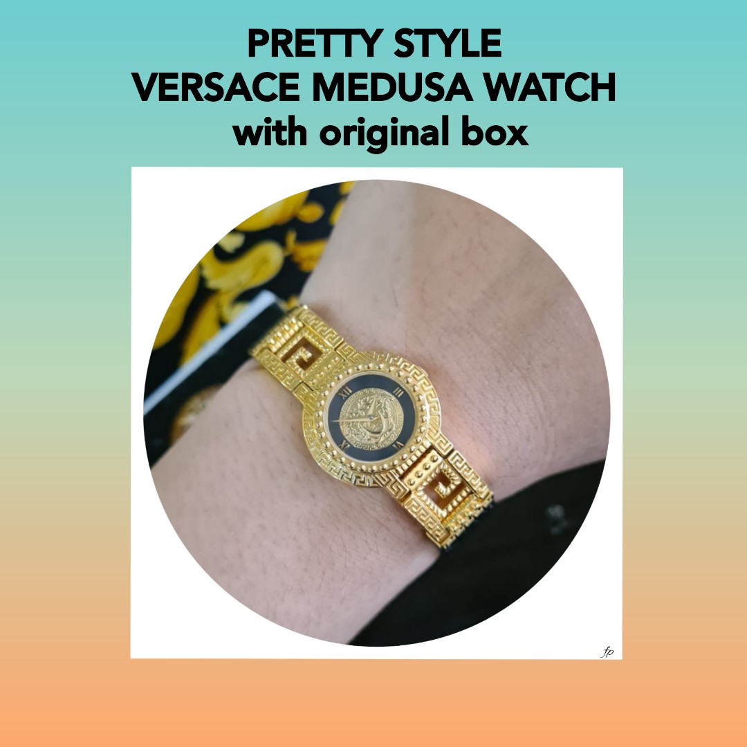 VERSACE MEDUSA WATCH, Fesyen Wanita, Jam Tangan di Carousell