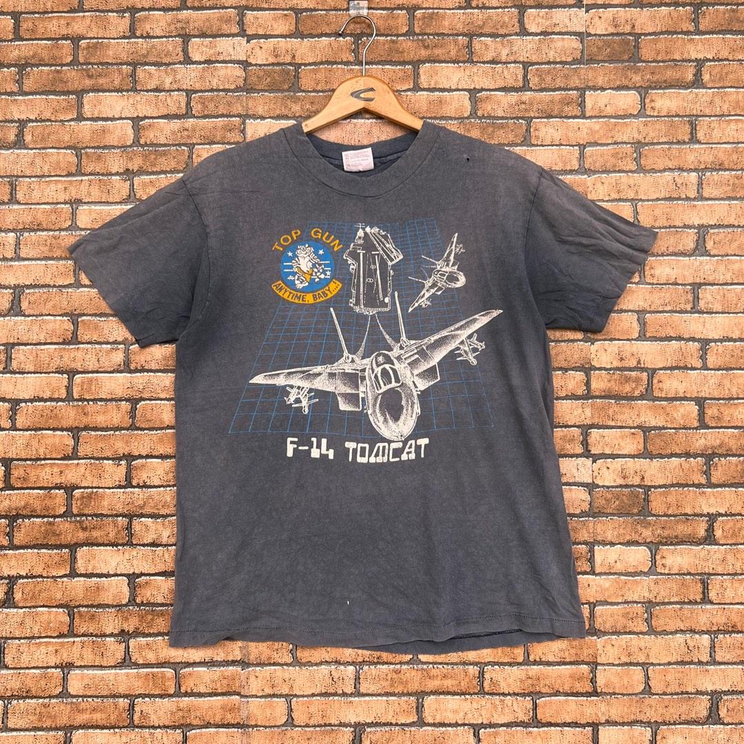 Because I Was Inverted Vintage Top Gun F14 Tom Cruise Maverick Unisex T- Shirt - Teeruto
