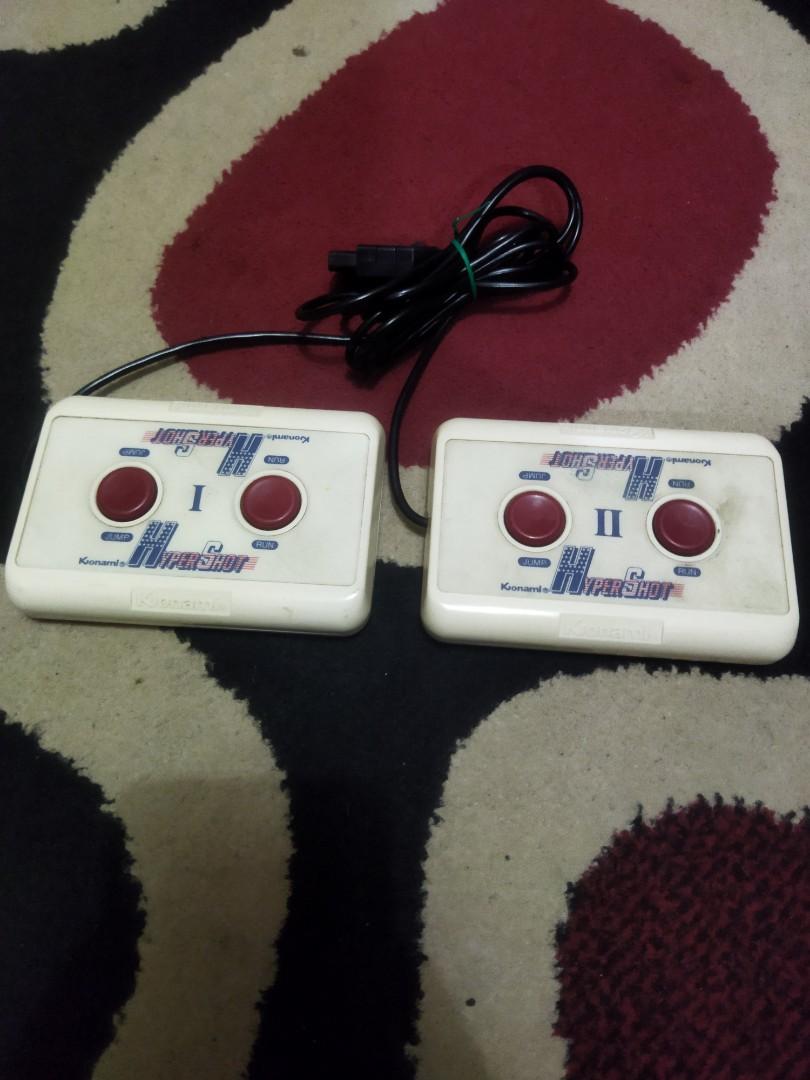 Vintage Konami hypershot (Category: Controllers) located in Manila. Submitted by boyhet.thrift15 (Listing ID 1194151643, Image 1). Description: vintage Konami hypershot controller (minor scratches both controller) selling 1k.