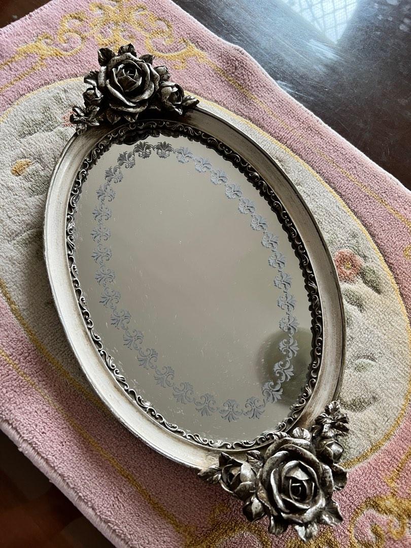 Vintage mirror tray, Furniture & Home Living, Kitchenware & Tableware