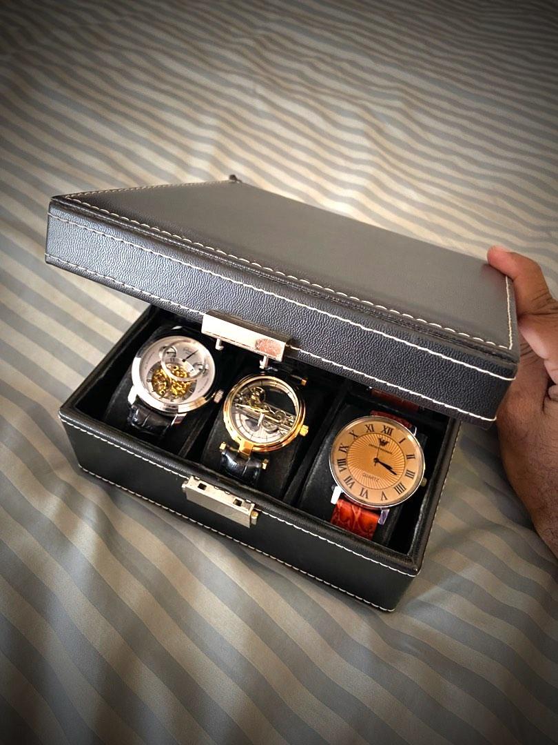 Watch box sales 6 slot