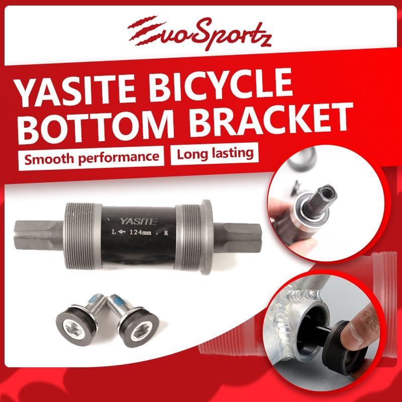 Yasite Bottom Bracket Bicycle Fixie BB Bottom Bracket Square Tapered BB