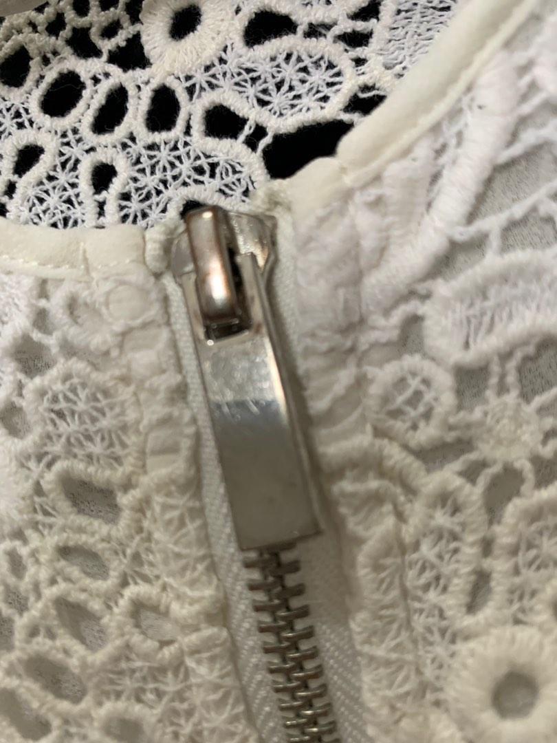 zara off white blazer