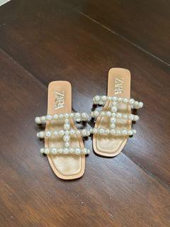 Zara Pearl Sandals