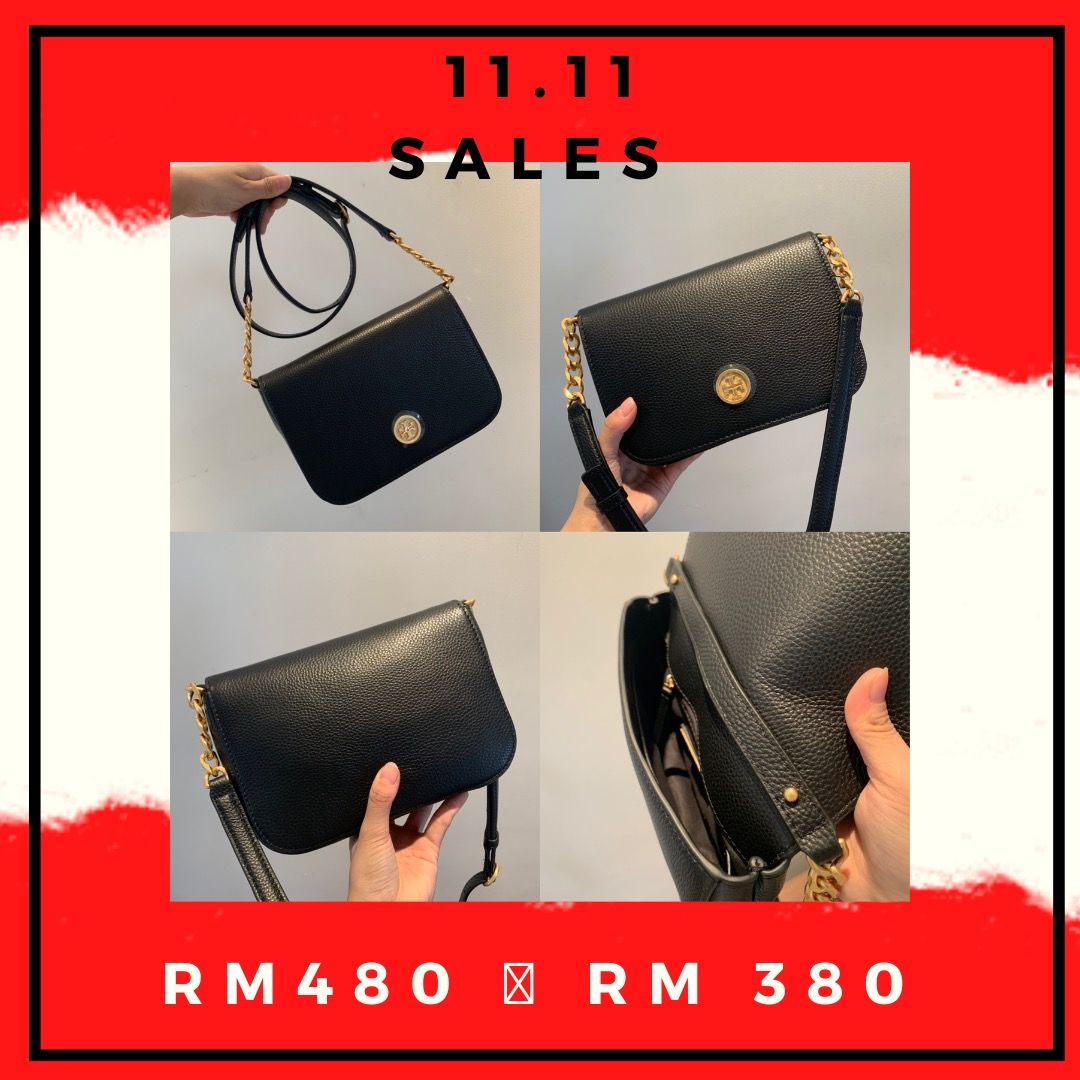 11.11 Tory Burch Mason Flap Crossbody