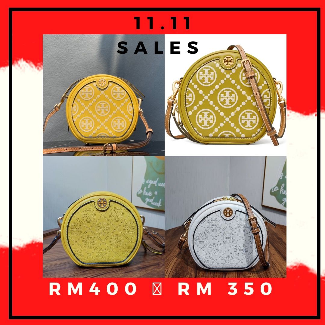 Tory Burch T Monogram Jacquard Barrel Shoulder Bag, Women's Fashion, Bags &  Wallets, Shoulder Bags on Carousell