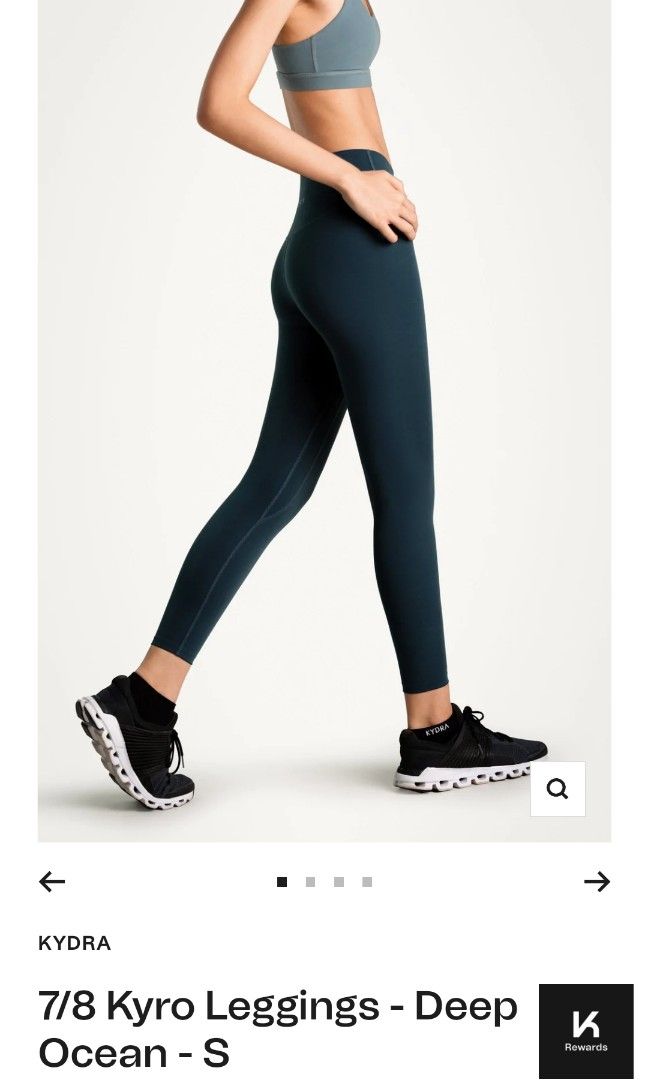 BNWT Kydra Kora pocket leggings in deep ocean, Women's Fashion, Activewear  on Carousell