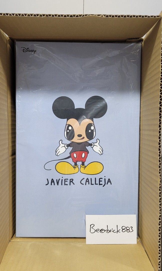 全新現貨限量獨立編號javier calleja mickey mouse sofubi, 其他, 其他