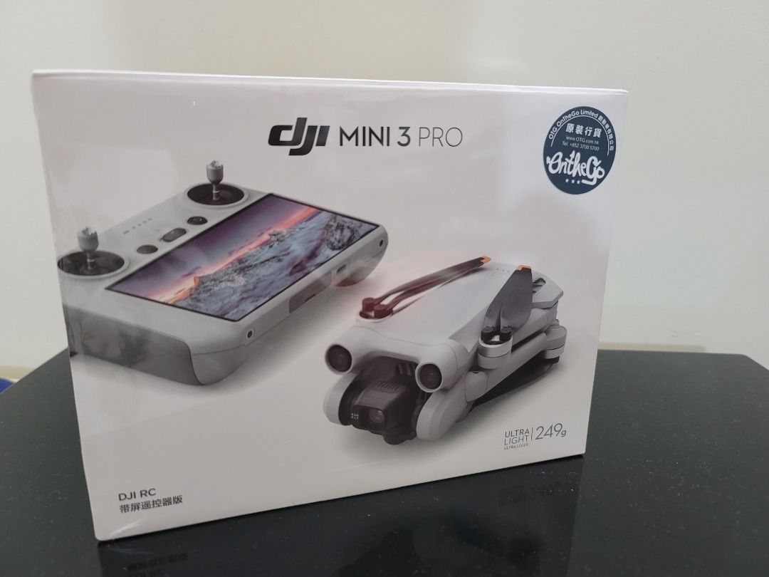 全新行貨(未開封) DJI Mini 3 Pro 連RC 螢幕遙控器版, 攝影器材, 航拍