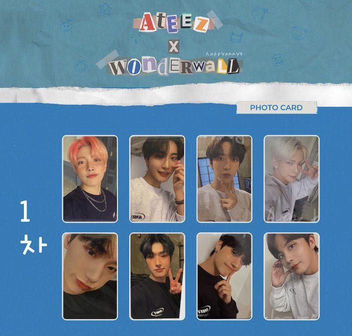 ATEEZ ホンジュン トレカ wonderwall 8M1T ROUND1-