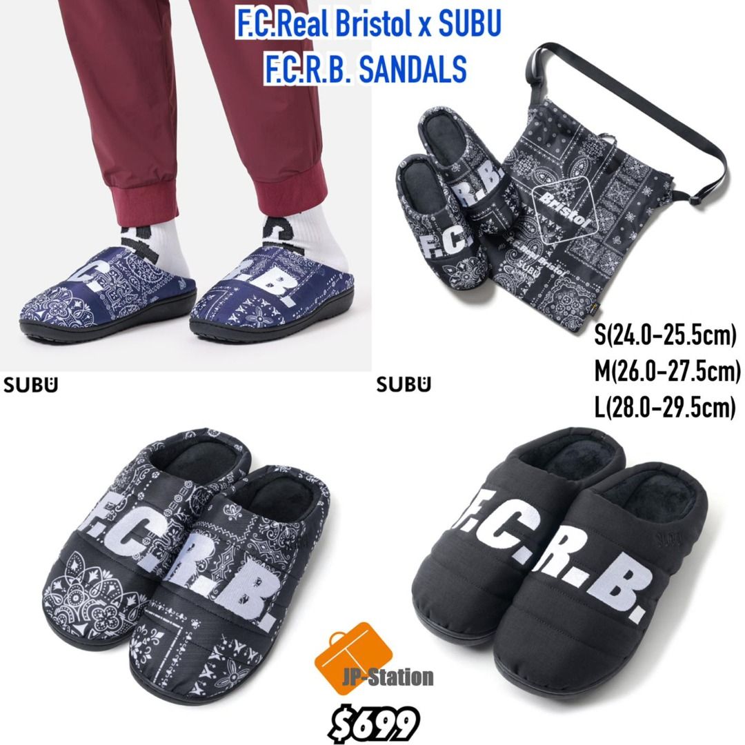 ☆F.C.Real Bristol SUBU Sandals FCRB M-