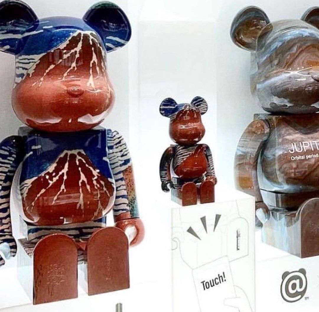 BE@RBRICK 葛飾北斎 「冨嶽三十六景 凱風快晴」1000％-