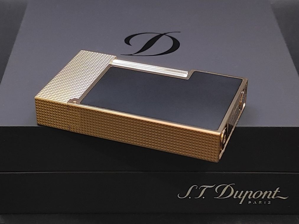 行貨S.T. Dupont LIGNE 2系列– 磨砂黑配金