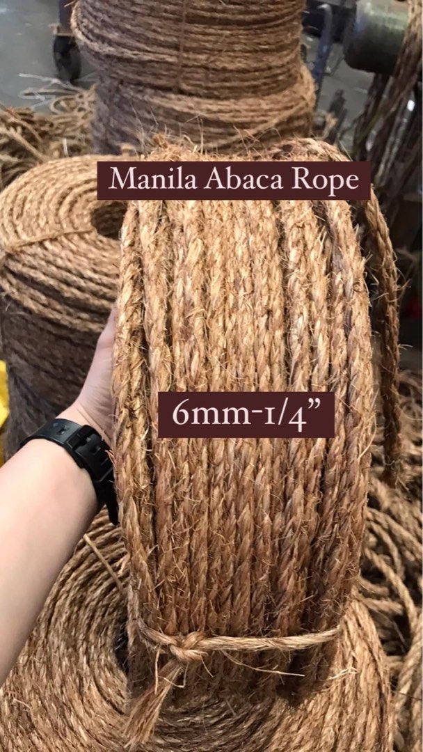 Abaca Rope/Manila Rope, Commercial & Industrial, Construction