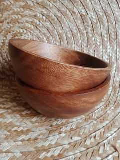 2 Acacia Bowls